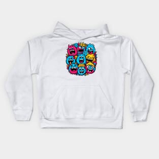 We are very cute little monsters Kids Hoodie